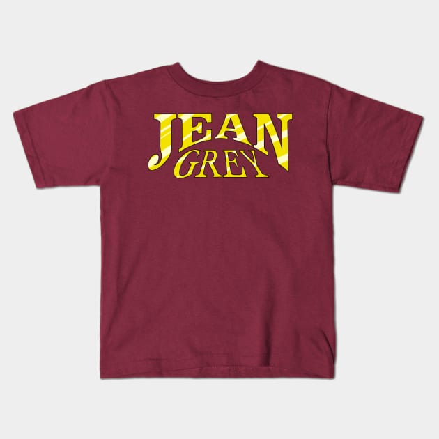 Jean Grey Kids T-Shirt by CosmicDesignz 